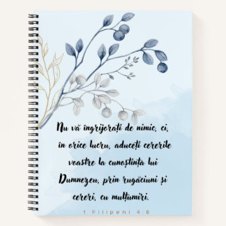Nu va ingrijorati de nimic Caiet cu spirala Notebook