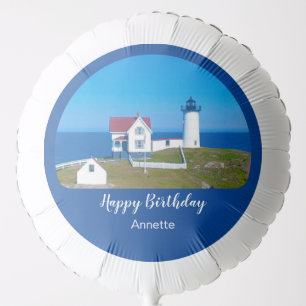 Nubble Birthday Maine Lighthouse Balloon