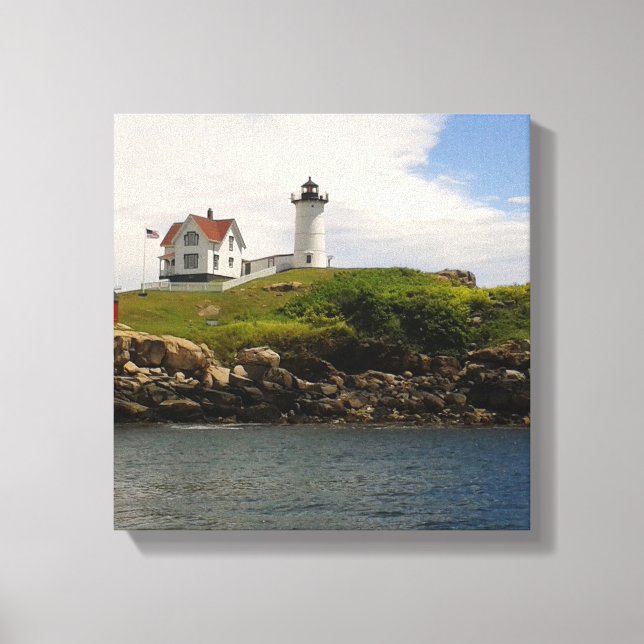 Nubble Light Canvas Print (Front)