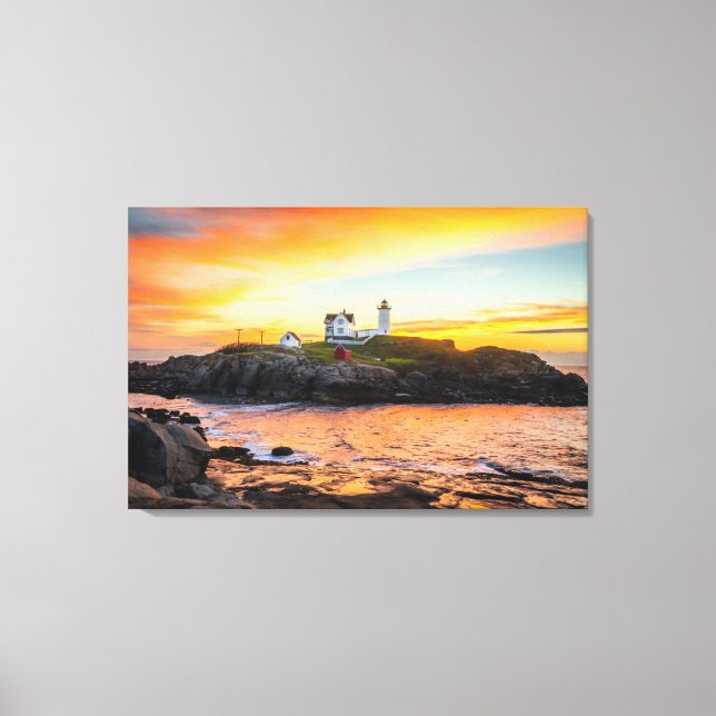 Nubble Light Canvas Print (Front)