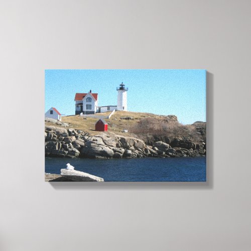 Nubble Light Cape Neddick Maine Canvas Print
