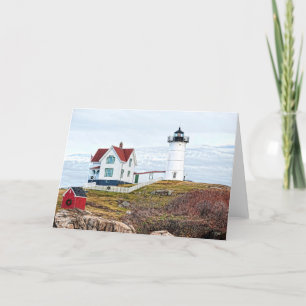 Nubble Light Christmas Holiday Card