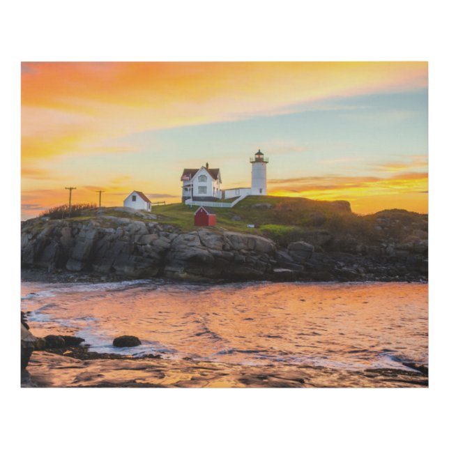 Nubble Light Faux Canvas Print (Front)