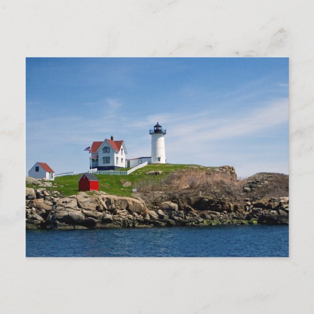 Nubble Light Main Postcard (Front)