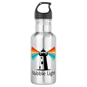 Nubble Light Maine Rainbow Stainless Steel Water Bottle