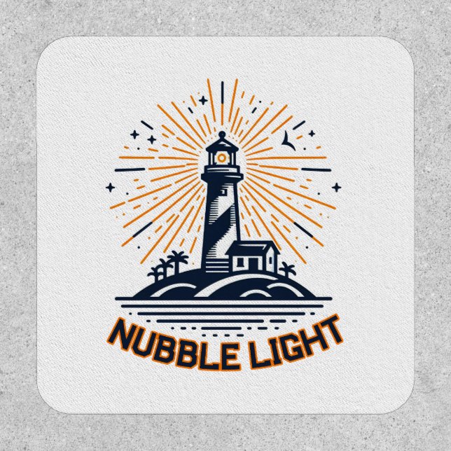 Nubble Light Maine Sunrise Patch (Front)