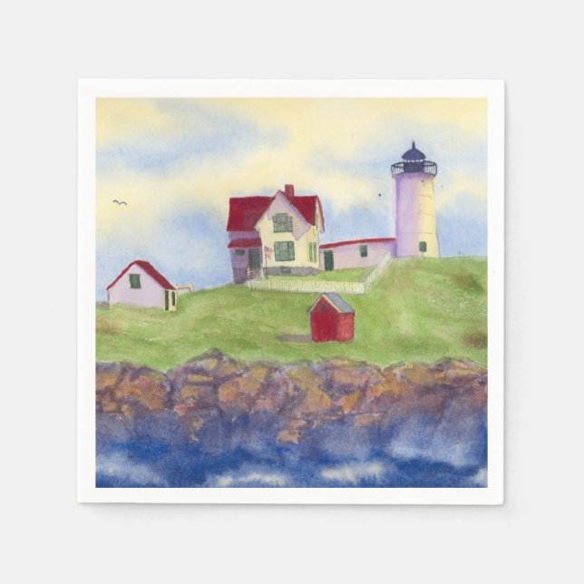 Nubble Light Paper Napkins (Front)