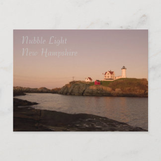 Nubble Light, York, Maine   Postcard