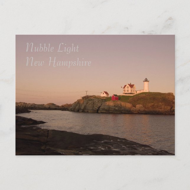 Nubble Light, York, Maine   Postcard (Front)