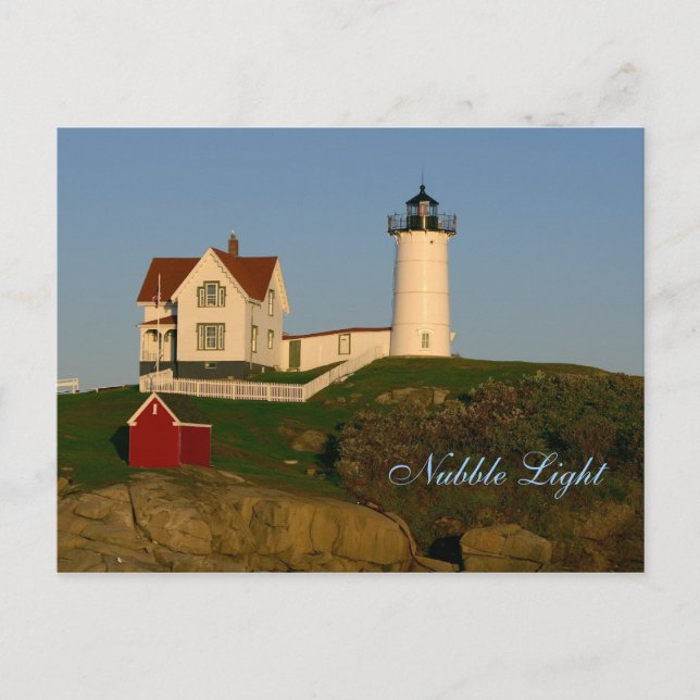 Nubble Light, York, Maine    Postcard (Front)