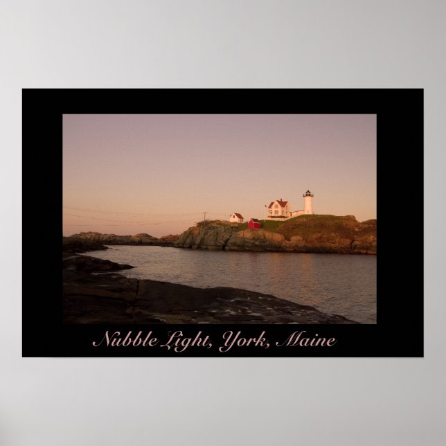 Nubble Light, York, Maine    Print (Front)