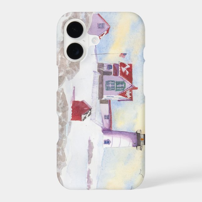 Nubble Lighthouse iPhone / iPad case (Back)