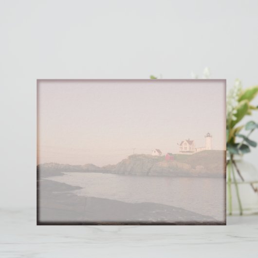 Nubble Lighthouse Letterhead (Standing Front)