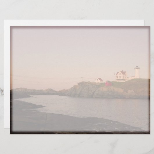 Nubble Lighthouse Letterhead (Front/Back)