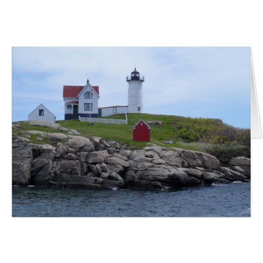 Nubble Lighthouse - Maine Cards (Front Horizontal)