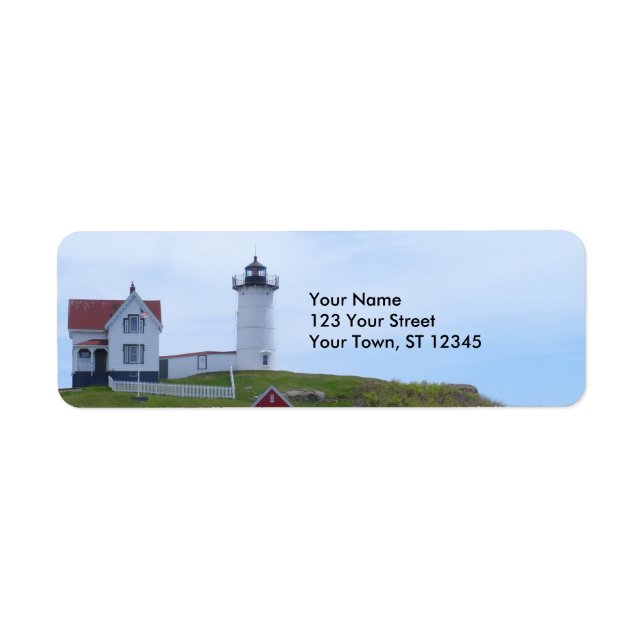 Nubble Lighthouse - Maine Label (Front)
