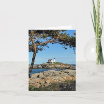 Nubble Lighthouse Note Cards by pmcustomgifts at Zazzle