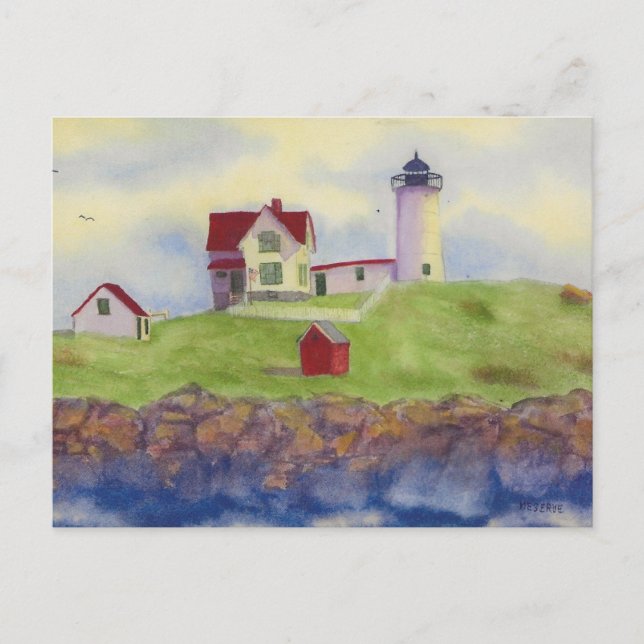 Nubble Lighthouse Postcard (Front)