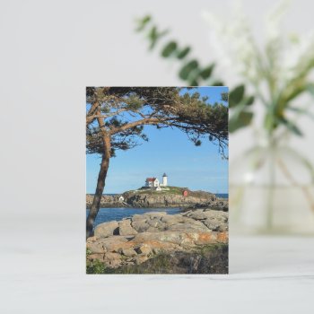 Nubble Lighthouse Postcard by pmcustomgifts at Zazzle