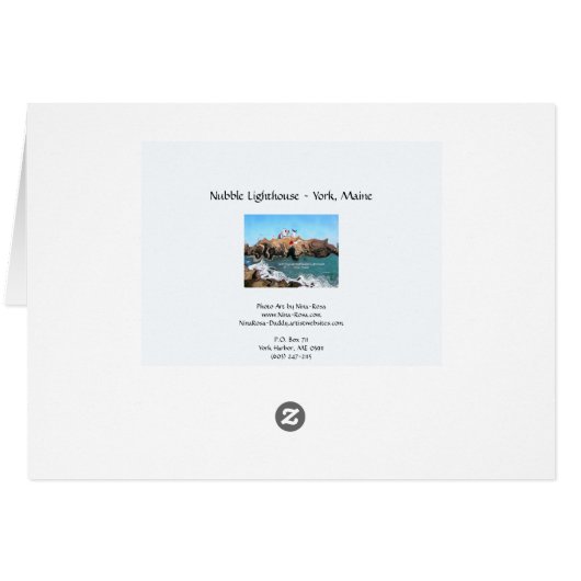 Nubble Lighthouse - York, Maine (Back Horizontal)