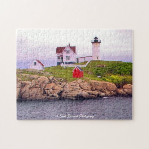 Nubble Lighthouse _ York Maine Jigsaw Puzzle