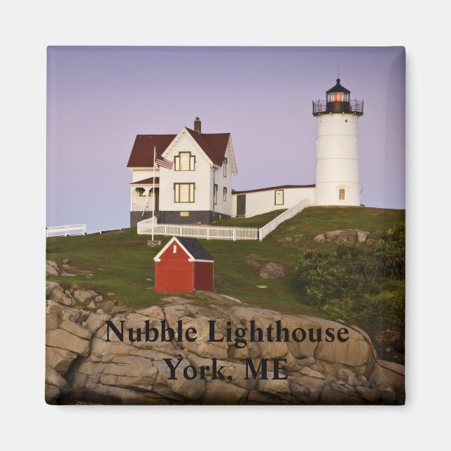 Nubble Lighthouse-York, ME Magnet (Front)