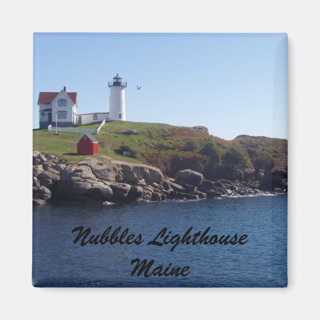 Nubbles Lighthouse-Maine Magnet (Front)