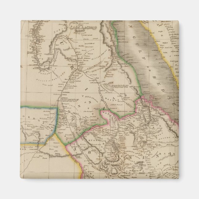 Nubia, Abyssinia, Africa Magnet (Front)