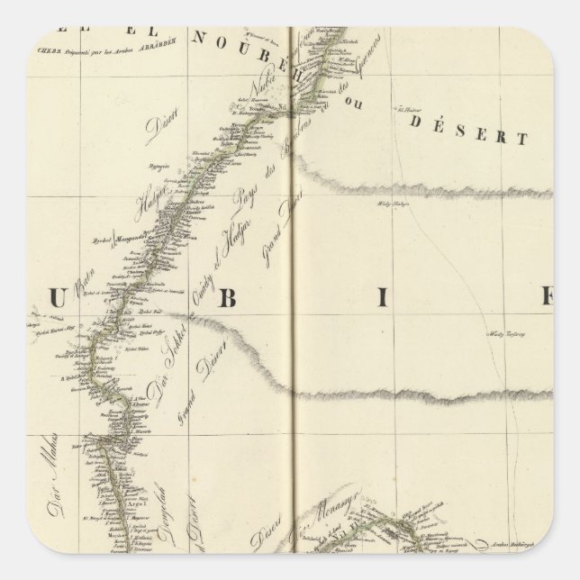 Nubia Africa 18 Square Sticker (Front)
