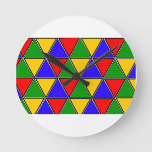 Nubian African Art – Heritage, African Pride Round Clock