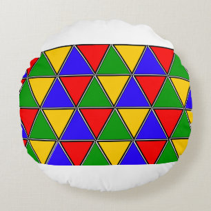 Nubian African Art – Heritage, African Pride Round Pillow