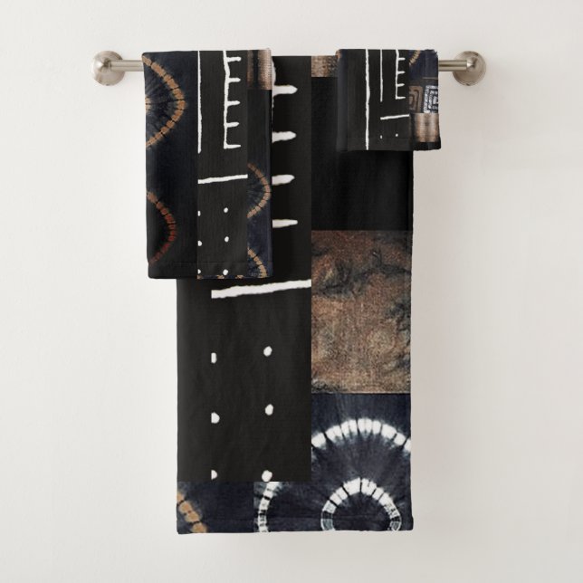 Nubian • Afrocentric Bath Towel Set (Insitu)