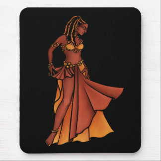 Nubian Belly Dancer Goddess  Mouse Pad