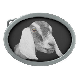 Nubian Dairy Goat Belt Buckle