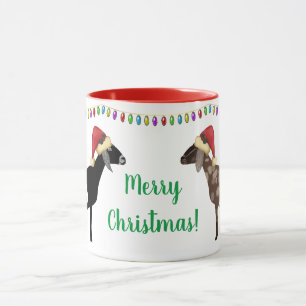 Nubian Dairy Goat Christmas Mug
