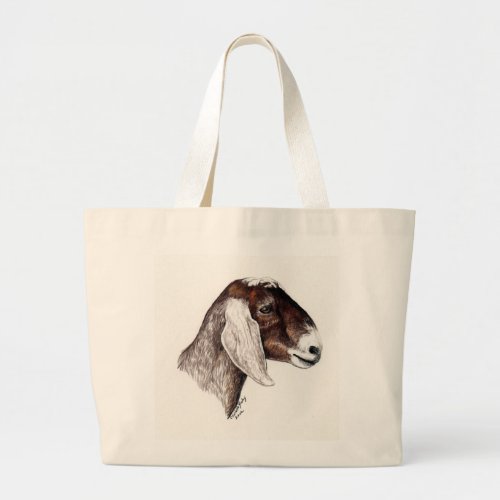 Nubian Goat Animal art Tote