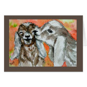 Nubian Goat Buddies (Front Horizontal)