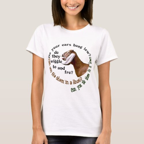 NUBIAN GOAT _ DO YOUR EARS HANG LOW T_Shirt