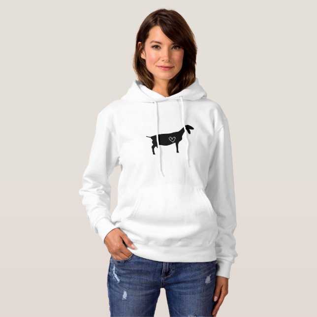 Nubian Goat Hoodie | Zazzle