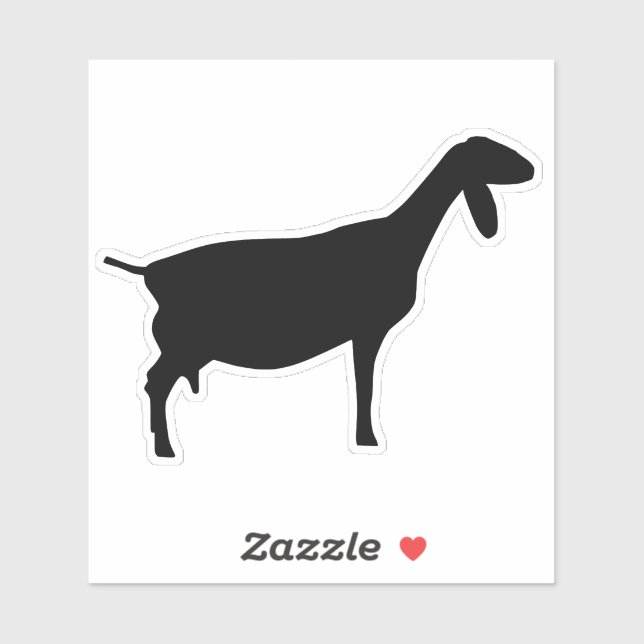 Nubian Goat Sticker (Sheet)