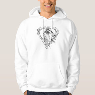 Nubian Head in Heart Hoodie
