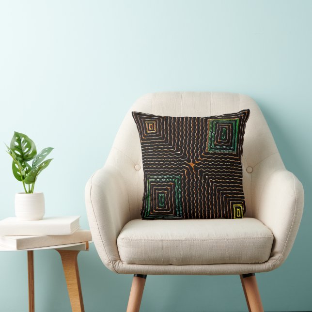 Nubian Heritage  Throw Pillow (Chair)