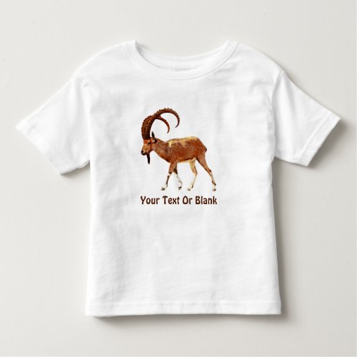 Nubian Ibex _ Ein Gedi Toddler T_shirt