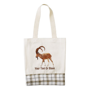 Nubian Ibex - Ein Gedi Zazzle HEART Tote Bag