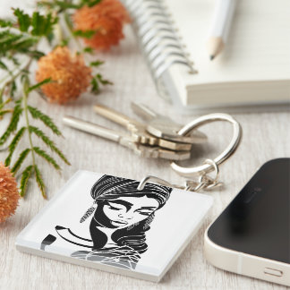 Nubian Keychain