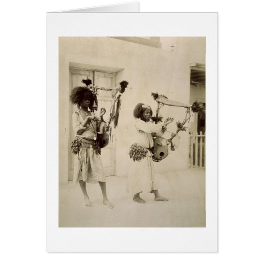 Nubian Musicians (sepia photo) (Front)