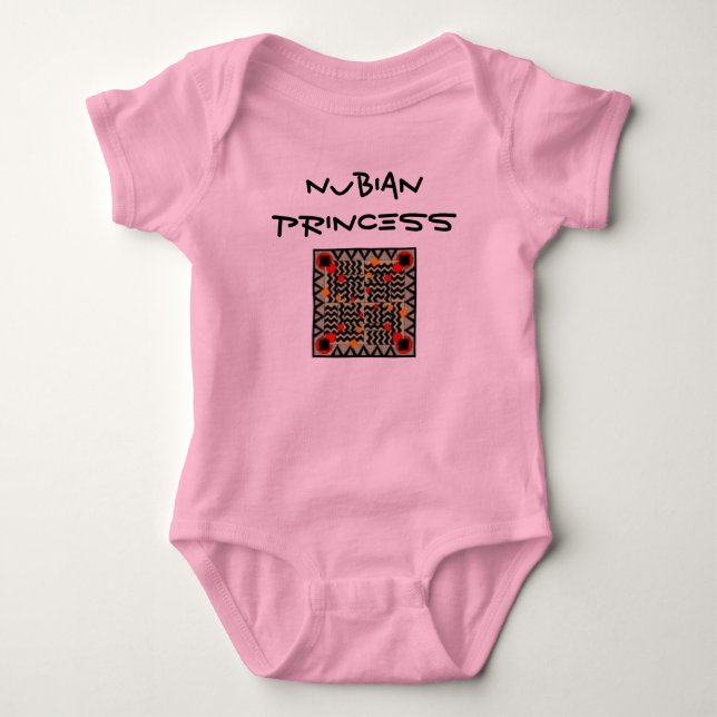 Nubian Princess Baby  Bodysuit (Front)