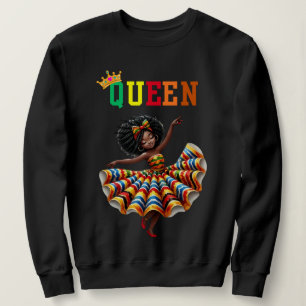 Nubian Queen: Dance Women's sweatshirt