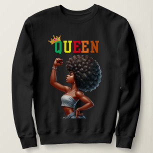 Nubian Queen: Might Women's sweatshirt