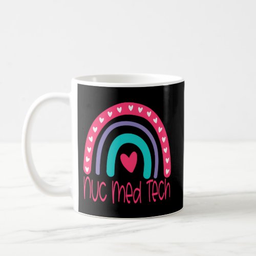 Nuc Med Tech Boho Rainbow Nuclear Medicine Technol Coffee Mug